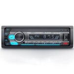 Autoradio bluetooth , poste radio voiture bluetooth supporte usb / aux / sd / tf / mp3, 7 couleurs �clairage, ...