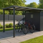 Auvent pour abri de jardin