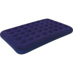 Matelas pneumatique 191x120x22cm - bleu - matelas gonflable 2 personnes