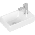 Villeroy&boch - avento, pack lave - mains avec robinetterie, bonde clic - clac, siphon chrom et kit ...
