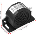 Avertisseur sonore de recul 12v - 48v 105�3db(a) pour voiture, aspirateur bibi, alarme sonore de recul ...