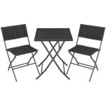 Avestar ensemble de bistrot pliable 3 pi�ces pour 2 personnes, ensemble table et chaises de jardin en ...
