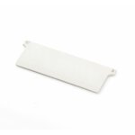 Lot de 10 plaques de lestage pour stores californiens 127mm - blanc