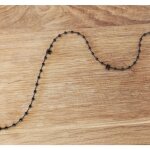 Chainette de liaison 89mm noire - 50 crochets (25 bandes) Chainette de liaison 89mm noire - 50 crochets (25 bandes)