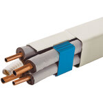 Axelair - goulotte film couleur blanche - 2m 90x65