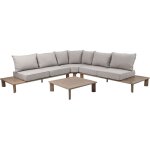 Axi avery salon de jardin, angle, table basse, aspect bois, beige salon de jardin avec table - structure ... Axi avery salon de jardin, angle, table basse, aspect bois, beige salon de jardin avec table - structure ...