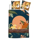 Parure de lit disney le roi lion ? housse de couette réversible + taie d'oreiller 65x65 cm Parure de lit disney le roi lion ? housse de couette réversible + taie d'oreiller 65x65 cm