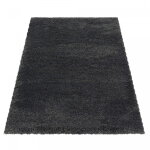 Ayyildiz tapis � poils longs shaggy - ultra doux et moelleux - chambre � coucher - gris - 120x170 cm