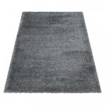 Ayyildiz tapis � poils longs shaggy - ultra doux et moelleux - chambre � coucher - gris - 120x170 cm