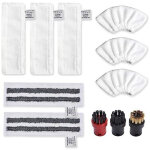 Accessoire pour karcher easyfix sc2 sc3 sc4 sc5 bonnettes microfibre lingettes serpillire chiffons brosses ...