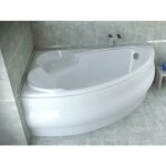 Azura home design - baignoire d'angle nova 140 / 155 / 170cm gauche avec tablier - 140cm