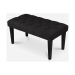 Viva - banquette, bout de lit noir 80x40x40 cm Viva - banquette, bout de lit noir 80x40x40 cm
