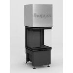 Azura home design - insert à bois smart 3plh noir 47 cm Azura home design - insert à bois smart 3plh noir 47 cm