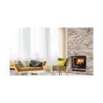 Azura home design - insert chemine  bois w13a - 11, 5kw eco