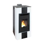 Azura home design - pole  pellets energy fire 15 kw - couleur: blanc - wi fi: sans