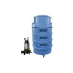 Viva - station de relevage 1000 l, 1, 76 m 1 pompe 1500w 400l - min 18m Viva - station de relevage 1000 l, 1, 76 m 1 pompe 1500w 400l - min 18m