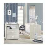 Baby price - chambre bb complete - lit 120x60 et commode a langer smile - hetre cendr