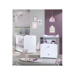 Baby price - chambre bébé duo nao: lit 120x60, commode a langer - babyprice - blanc Baby price - chambre bébé duo nao: lit 120x60, commode a langer - babyprice - blanc