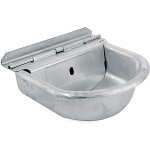 Bac  abreuvoir en fer galvanis  niveau constant avec raccord interchangeable en laiton