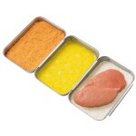 Bac de cuisson en inox - plat rectangulaire en acier inoxydable - plateau de cuisson four pour p�tisserie ...