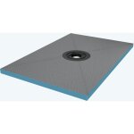 Bac  douche antiglisse  carreler receveur de douche rectangulaire avec bonde dcoupage sur mesure 801204cm ...