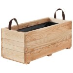 Bac � fleurs en bois m�l�ze 79 x 31 x 29 cm freya