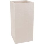 Bac a fleurs carr� haut 40 cm - eda - volcania - 31 l - int�rieur / ext�rieur - 39, 5 x 39, 5 x h 80 ...