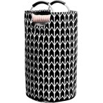 Bac de linge sale, panier a linge sale en tissu pliable, corbeilles � linge noir �tanche, sac linge