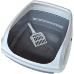 Bac � liti�re pour chat leo - gris