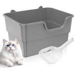 Bac liti�re chat xxl amicura cura lite - bac � liti�re pliable et amovible - 50 � 38, 7 � 30, 3 cm