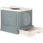Bac  litire ferm pour chat grande taille caisse litire chat xxl maison de toilette pour chat avec ...