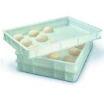 Bac � p�tons � pizza - 600 x 400 x 70 mm - combisteel