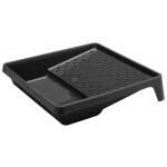 Bac � peinture - plastique - pour rouleaux - plat - noir - 33 x 24 cm