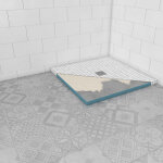 Bac receveur de douche � carreler 90x90cm recoupable sur mesure pour douche � l'italienne