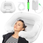 Bac a shampooing domicile, lavabo pour les personnes alites avec tuyau de vidange de 1 m, bac pour laver ...