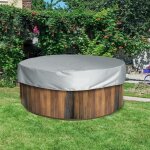 Bches et accessoires couvercle du spa piscine ronde housse de protection en plein air spa couvre gonflable ...