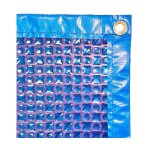 Bches - piscines. com - bche  bulles piscine 10x5 m oxo dark blue 500 microns - borde 4 cts + oeillets ...