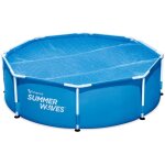 [jamais utilis�] b�che � bulles pour piscine ronde summer - waves � 2, 44 m