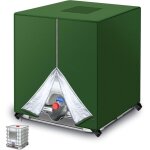 Bache pour cuve 1000 l, b�che de protection solaire pour r�servoir d'eau de pluie ibc, anti - poussi�re ...