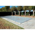 B�ches - piscines. com ? b�che d'hivernage gris clair 7, 60 x 4, 60 m pour piscine jusqu'� 7 x 4 m ? ...