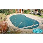 B�ches - piscines. com - b�che � bulles 6x4 m �co - durable oxo preserve 400 microns - non bord�e - pour ...