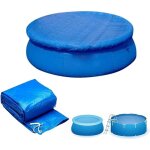 Bche de piscine, bche de protection gonflable pour piscine  tapis rond, isolation thermique (diamtre ...