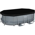 Bche en pvc pour piscine 305 x 184 cm pour piscines ovales power steel 1 piece (en) - bestway
