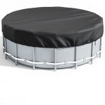 B�che piscine ronde, couverture solaire pour piscine hors sol 3, 05 m housse de s�curit� d'hiver imperm�able ...