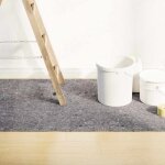 Bche de protection contre peinture 5 m 180 g / m gris vidaxl