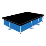 Bâche de protection pour piscine, 259 170cm bache piscine ronde, bache hivernage piscine hors sol, couverture ... Bâche de protection pour piscine, 259 170cm bache piscine ronde, bache hivernage piscine hors sol, couverture ...