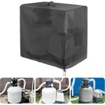 B�che de protection pour pompe de piscine, housse de pompe de piscine 84x61x86cm, housse de filtre � ...