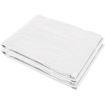 Bche de rechange serre tunnel 12 m - 4 x 3 x 2 m - 8 fentres, porte - pe haute densit blanc