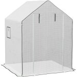 Mh - b�che de remplacement serre de jardin dim. 140l x 143l x 190h cm pe