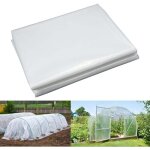 Bache pour serre, bache plastique transparente, bache serre tunnel 2m x 8m, film polyéthylène de extra ... Bache pour serre, bache plastique transparente, bache serre tunnel 2m x 8m, film polyéthylène de extra ...